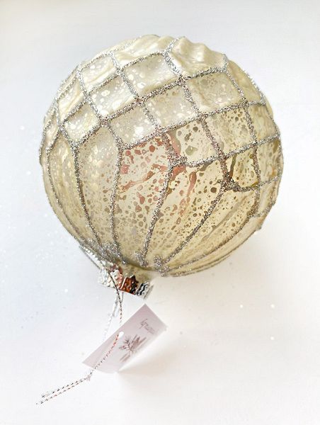 Шар елочный стекл. [5687-8]