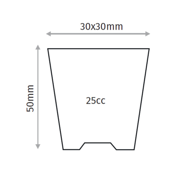 Кассета для рассады, 128 ячеек (25мл)
