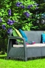 Диван KETER CORFU II LOVE SEAT MAX, графит [223211]