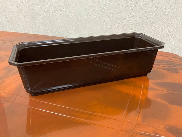 Ящики балконные для цветов, (шоколадные)