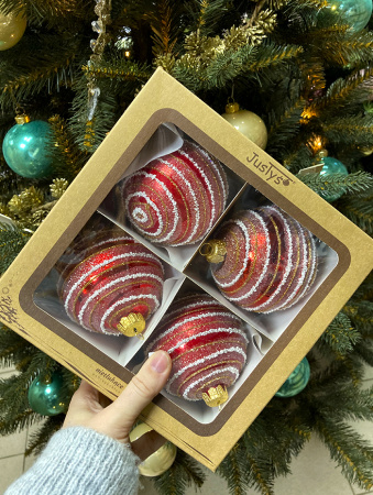 Шар пластиковый декорированный