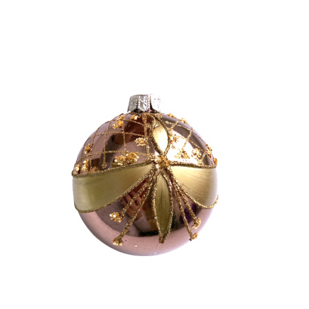 Набор шаров пластик. декор №6 разные цвета, 6см / 8см / 10см Шар пластиковый декорированный