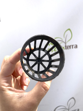 Горшок для рассады салатный сетчатый 0.1л, 5.5см, высота 5см