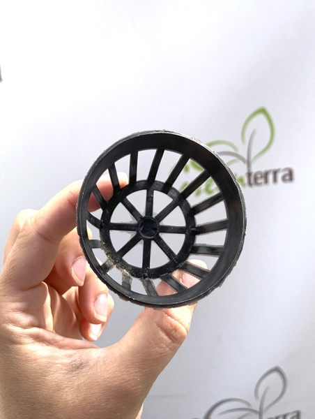 Горшок для рассады салатный сетчатый 0.1л, 5.5см, высота 5см