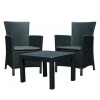 Комплект мебели из искусственного ротанга Rosario balcony set, графит [216777]