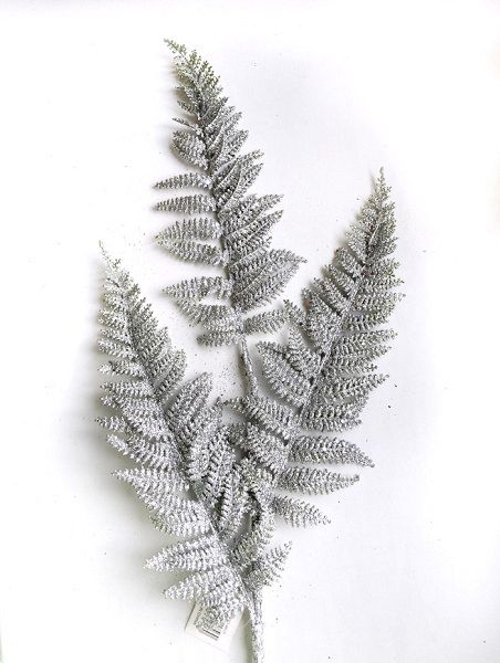 Украшение елочное "Ветка папоротника мелколистного" 76см