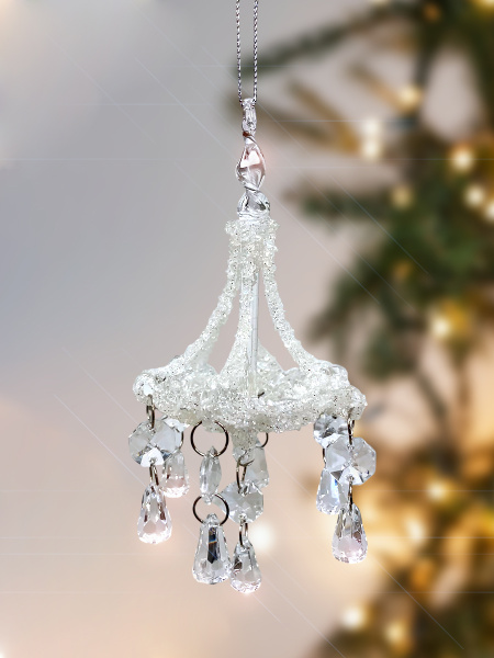 Игрушка елочная стекл. [5859]