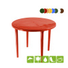 Стол пластиковый круглый [130-0022], красный