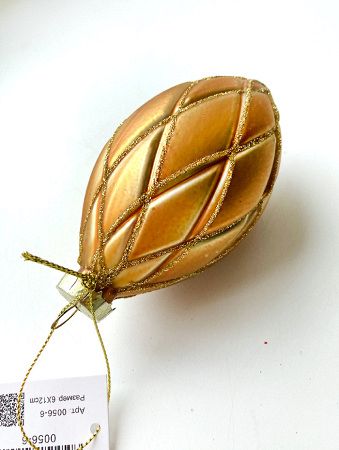 Игрушка елочная стекл. [0056-6]