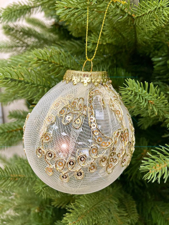 Шар елочный пластиковый [63300]