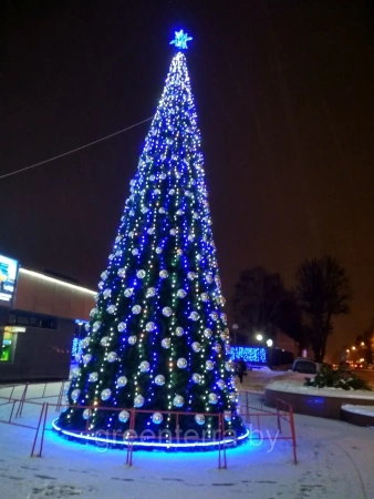 Верхушка-звезда из дюралайта, 100х100см, постоянного свечения с нитью Верхушка-звезда из дюралайта, 100х100см, постоянного свечения с нитью