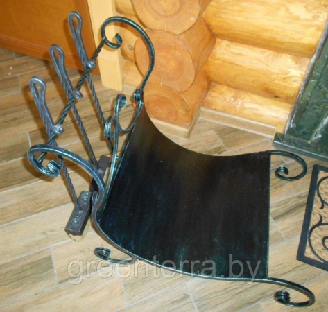 Кованый прикаминный набор "Волна" из 4 предметов