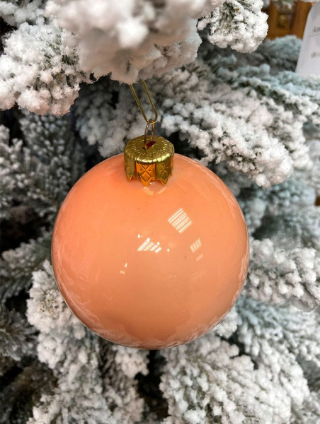 Шар елочный стекл. 8 см, [121]