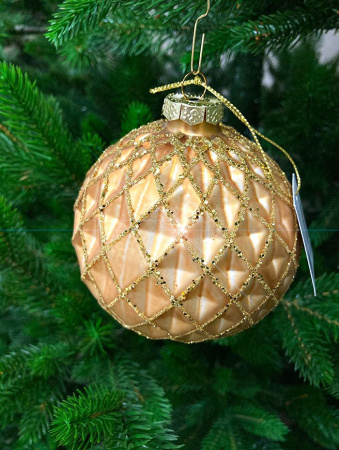 Шар елочный стекл. [0195-2]