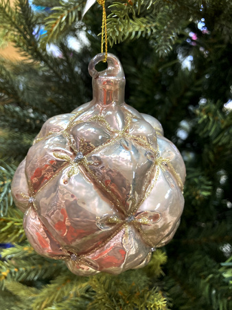 Шар елочный стекл. [66351]