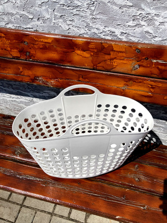 Корзина пластиковая Unibag (белая)