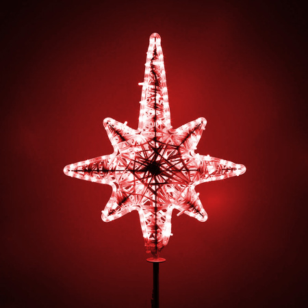 Макушка для елки "Роза ветров" (стеклонить)