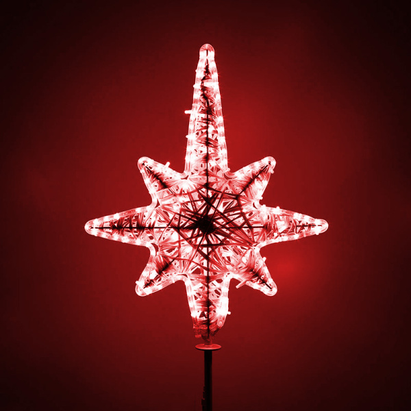 Макушка для елки "Роза ветров" (стеклонить)