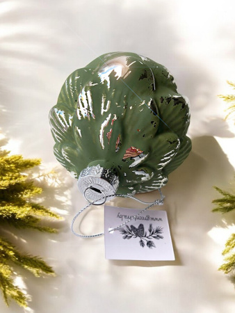 Игрушка елочная стекл. [0063-15]