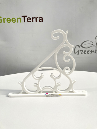 Кронштейн для подвесных кашпо, белый