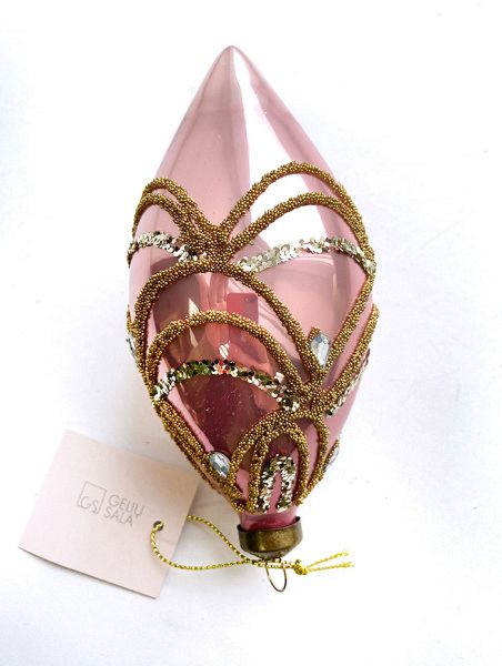 Игрушка елочная стекл. [5010-2B]