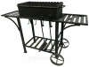 Кованый мангал "Виндзор плюс" на колесах
