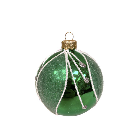 Набор шаров пластик. декор №5 разные цвета, 6см / 8см / 10см Шар пластиковый декорированный