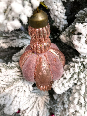 Игрушка елочная стекл. [0634-29]