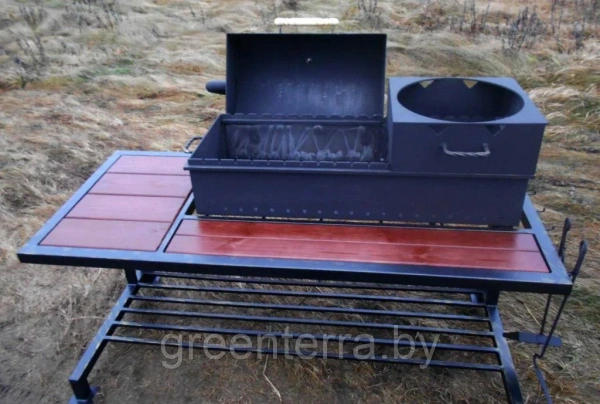 Кованый мангал (гриль, барбекю, очаг) "Прага"