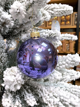 Шары пластиковые, фиолетовый глянец Шары пластиковые, фиолетовый глянец