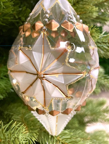 Игрушка елочная стекл. [55538]