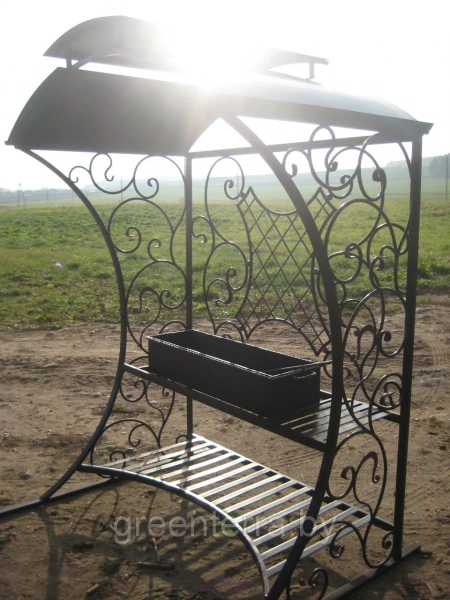 Кованый мангал с крышей "Варвик"