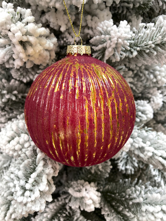 Шар елочный стекл. 10см [20497-10/C19]