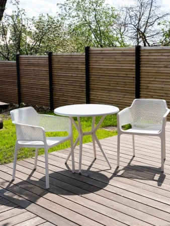 Стол круглый Teori белый