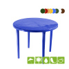 Стол пластиковый круглый [130-0022], синий
