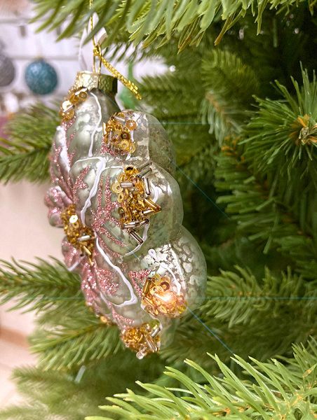 Игрушка елочная стекл. [60279]