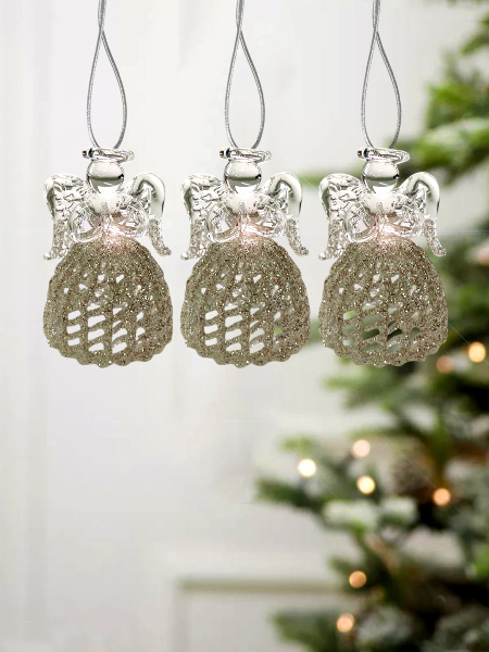 Набор игрушек елочных стекл. [6165-2]