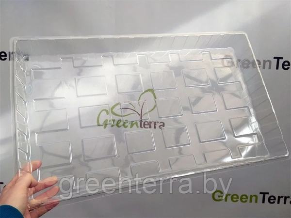 Прозрачная крышка на кассету для рассады
