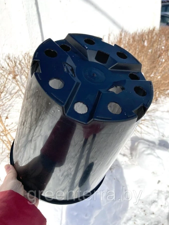 Высокий горшок для роз 7л, ø 22см, высота 25.5см.