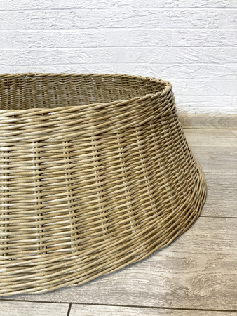 Корзина 75см плетёная под ёлку, разные цвета