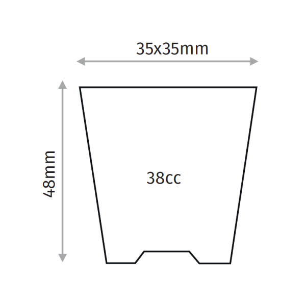 Кассета для рассады, 84 ячейки (38мл)