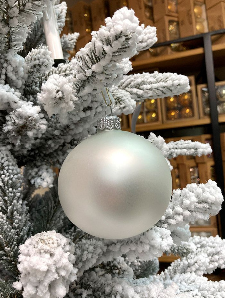 Шар елочный стекл. 8 см, [16]