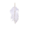 Украшение елочное "Пёрышко белое" [48072]