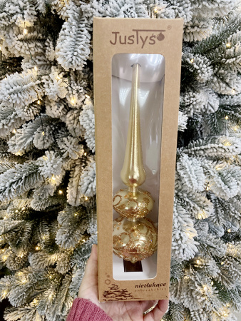 Верхушка на елку декорированная