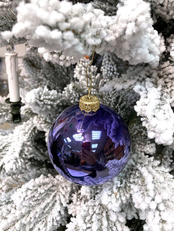 Шары пластиковые, фиолетовый глянец Шары пластиковые, фиолетовый глянец