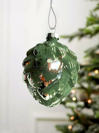 Игрушка елочная стекл. [0063-15]