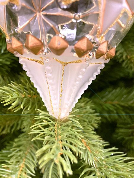 Игрушка елочная стекл. [55538]