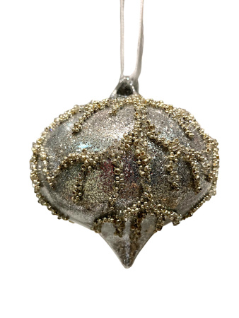 Игрушка елочная стекл. 8см [67336]