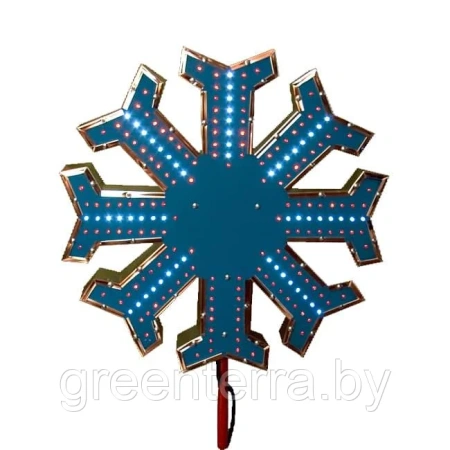Макушка на искусственную ель "Снежинка Стандарт" синий