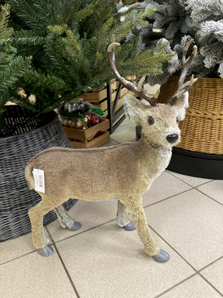Украшение елочное Олень 44x21x61см [67574]